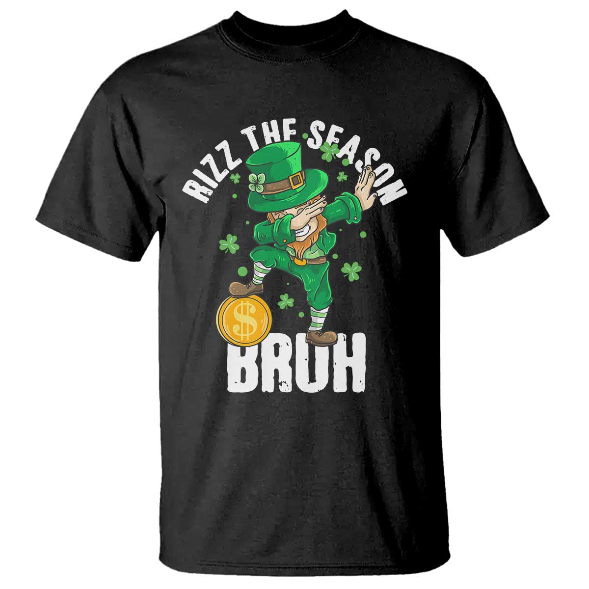 funny-st-patricks-day-rizz-the-season-bruh-t-shirt-leprechaun-shamrock