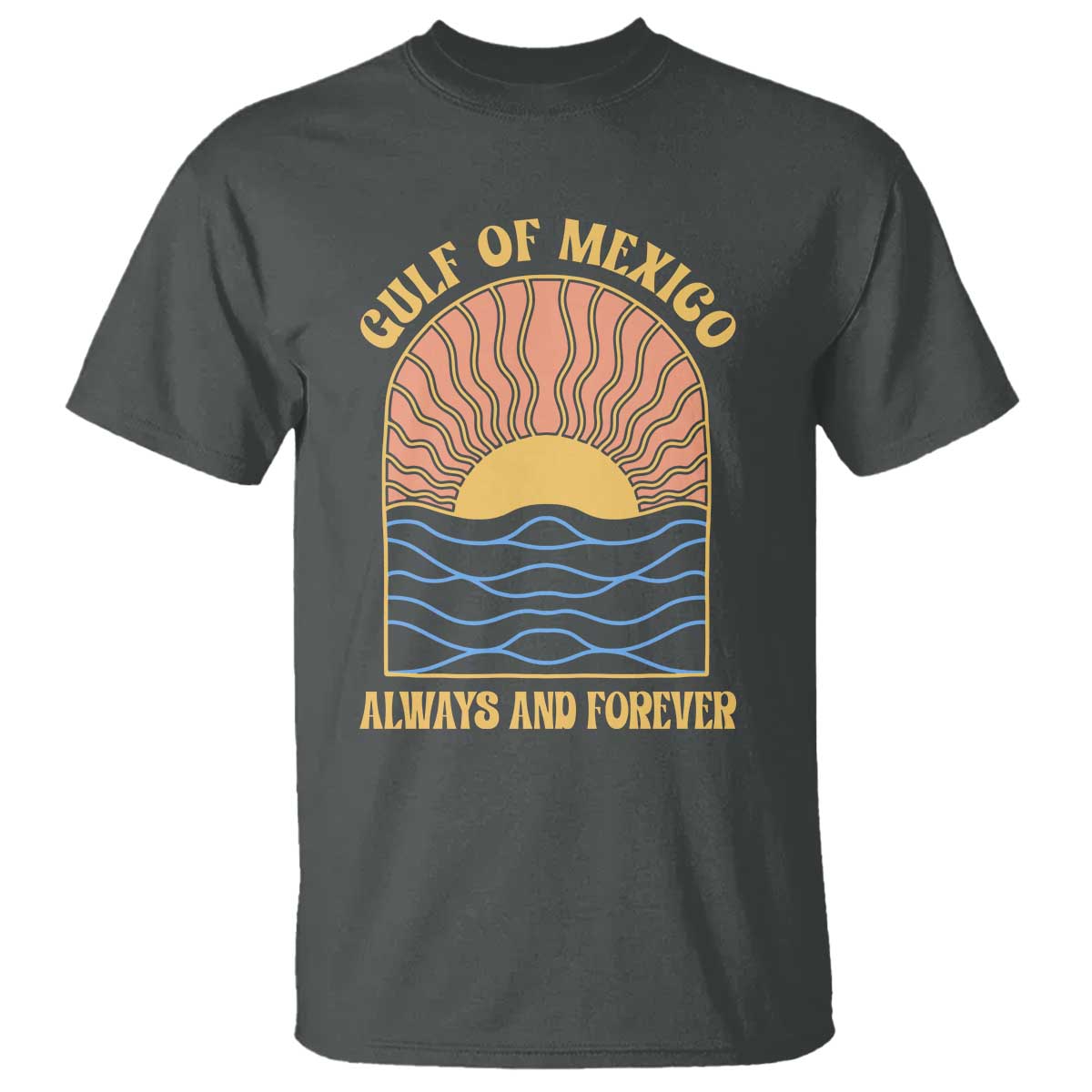 gulf-of-mexico-always-and-forever-t-shirt-retro-beach-sunset