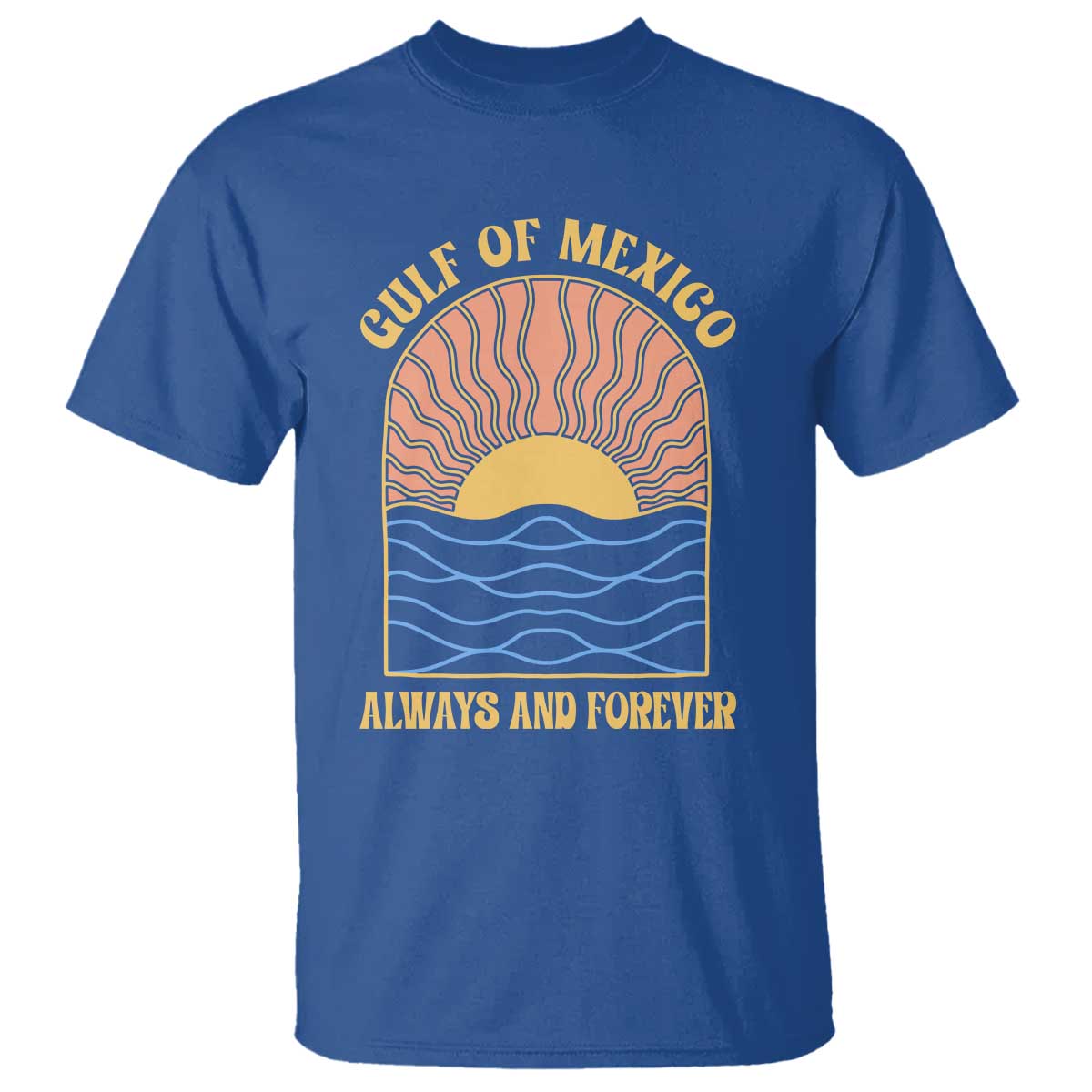 gulf-of-mexico-always-and-forever-t-shirt-retro-beach-sunset