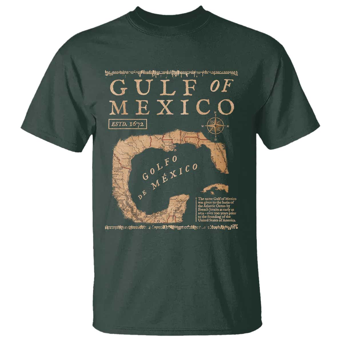 gulf-of-mexico-estd-1672-t-shirt-vintage-map