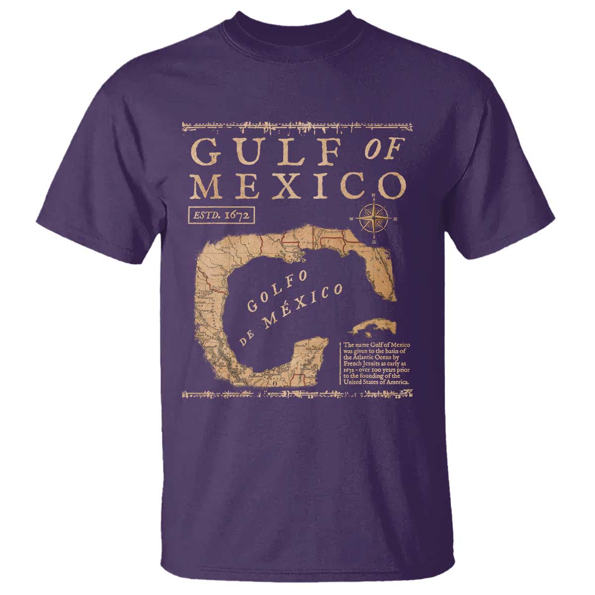 gulf-of-mexico-estd-1672-t-shirt-vintage-map