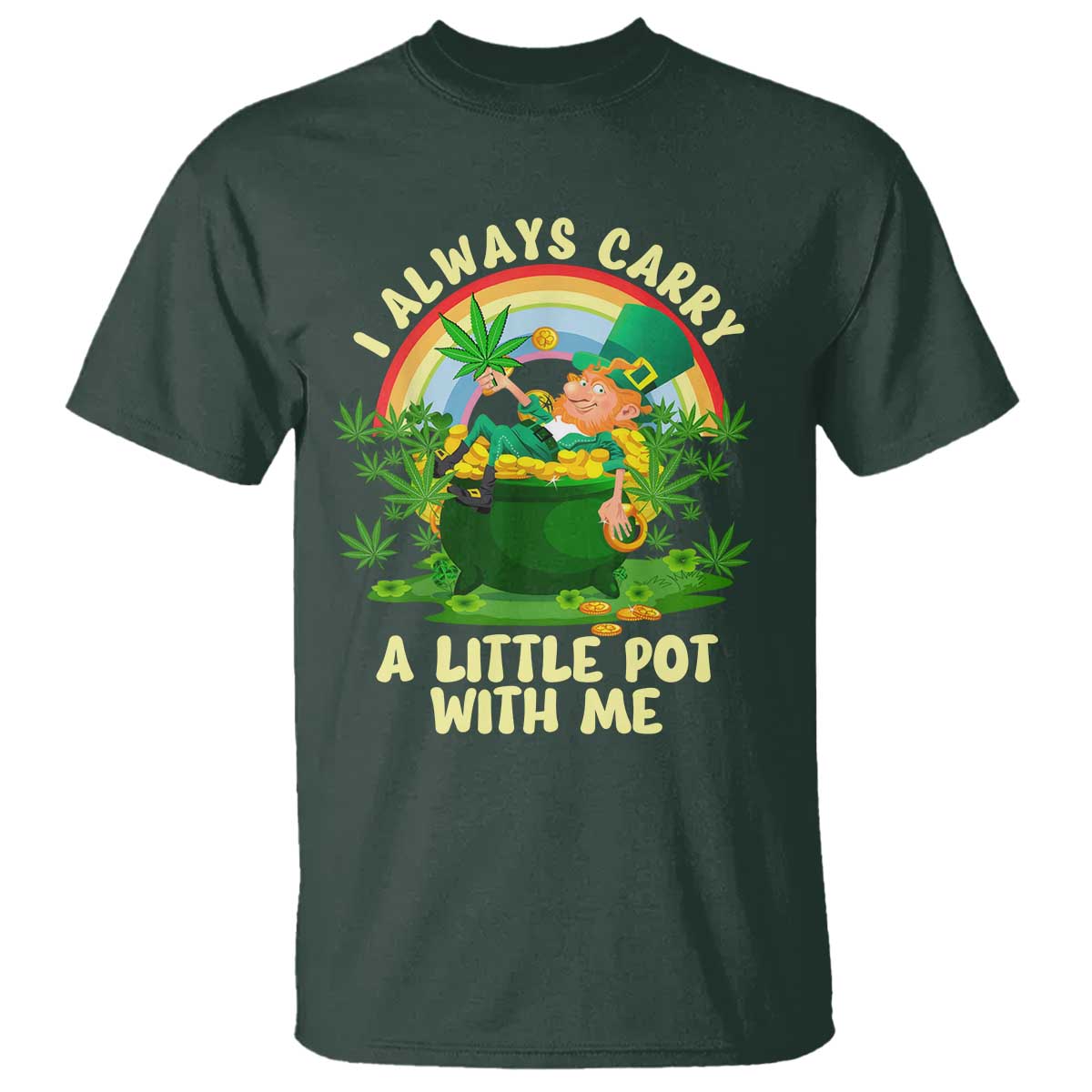 funny-st-patricks-day-cannabis-weed-t-shirt-i-always-carry-a-little-pot-leprechaun