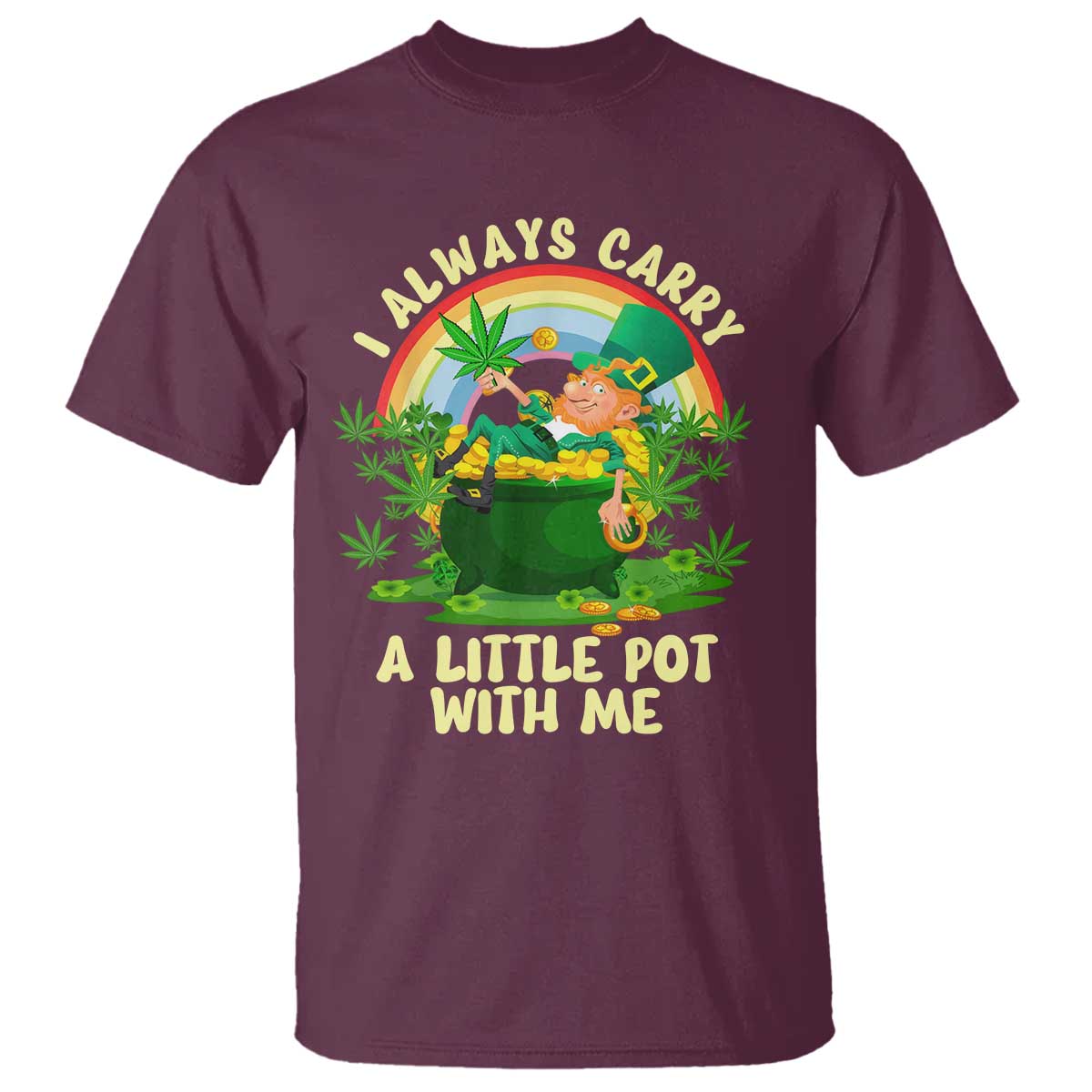 funny-st-patricks-day-cannabis-weed-t-shirt-i-always-carry-a-little-pot-leprechaun
