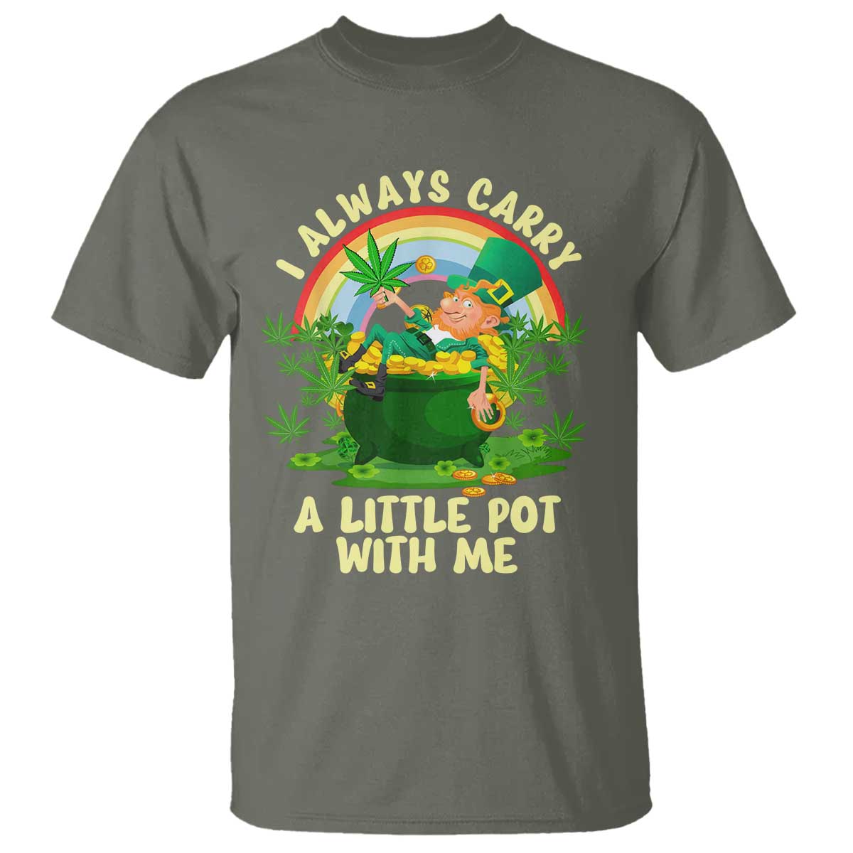 funny-st-patricks-day-cannabis-weed-t-shirt-i-always-carry-a-little-pot-leprechaun