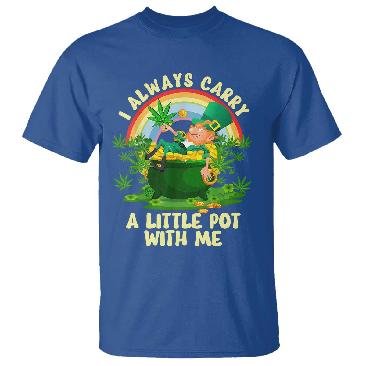 funny-st-patricks-day-cannabis-weed-t-shirt-i-always-carry-a-little-pot-leprechaun