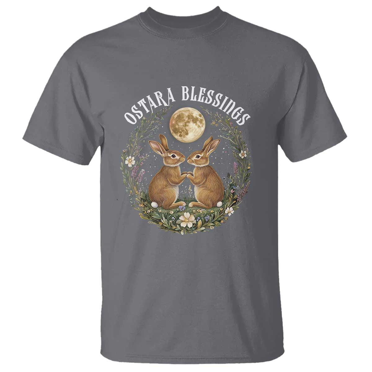 ostara-blessing-pagan-eostre-easter-day-t-shirt-spring-moon-rabbit-spring-equinox-festival