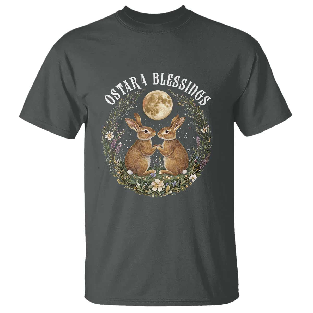 ostara-blessing-pagan-eostre-easter-day-t-shirt-spring-moon-rabbit-spring-equinox-festival