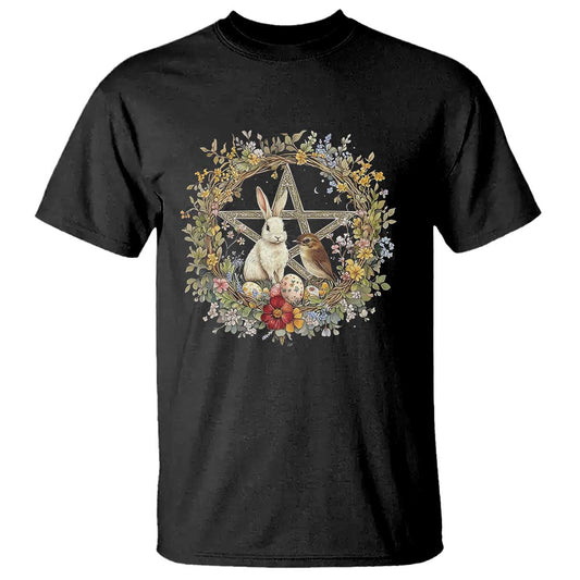 ostara-blessing-pagan-eostre-easter-day-t-shirt-rabbit-bird-wiccan-pentagram
