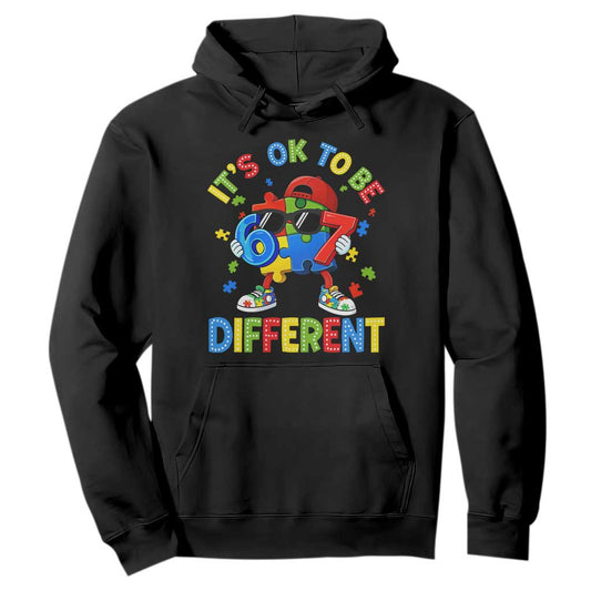 Six Seven Autism Support Hoodie It Is Ok To Be Different 67 Meme Puzzle