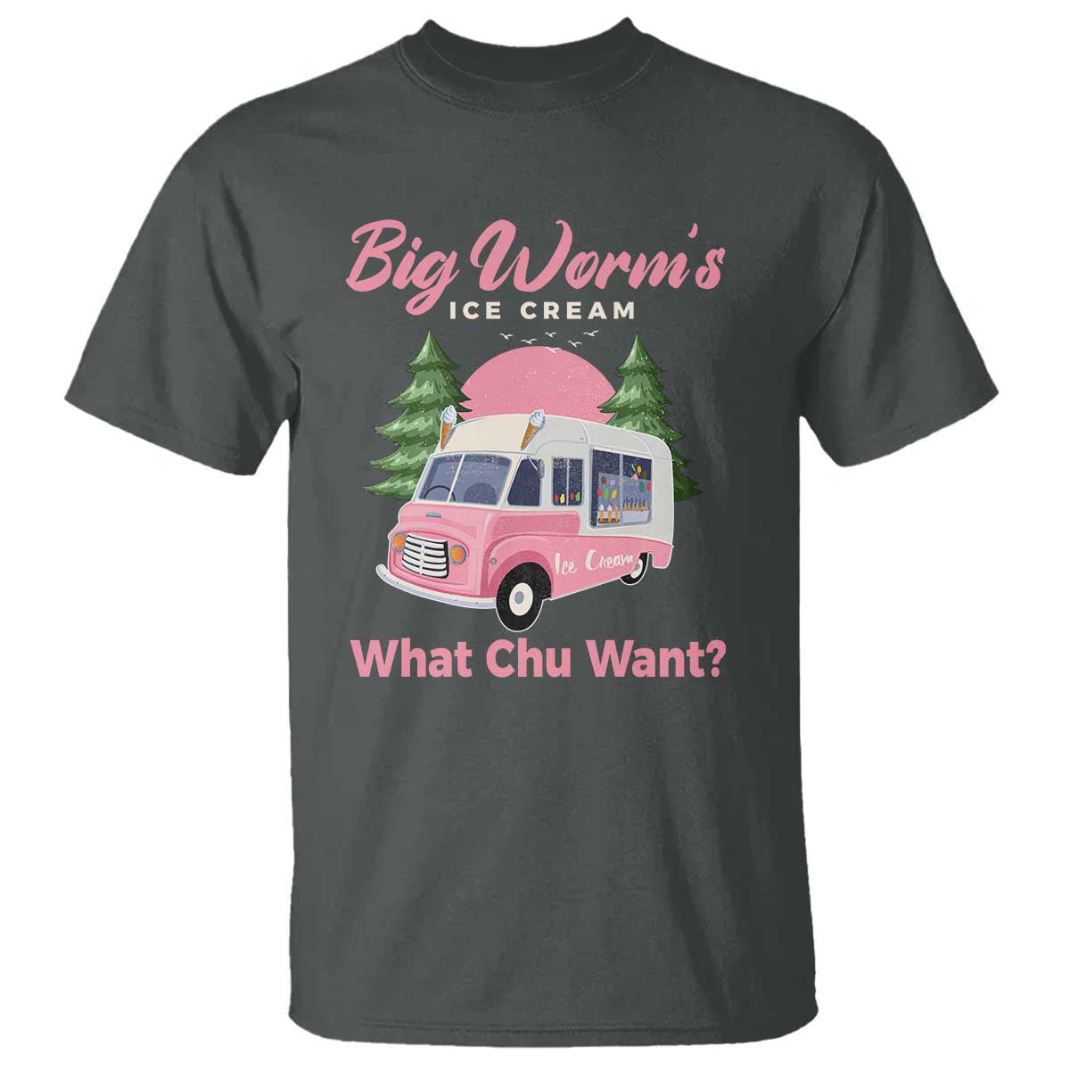 funny-big-worms-ice-cream-what-chu-want-t-shirt-summer-van