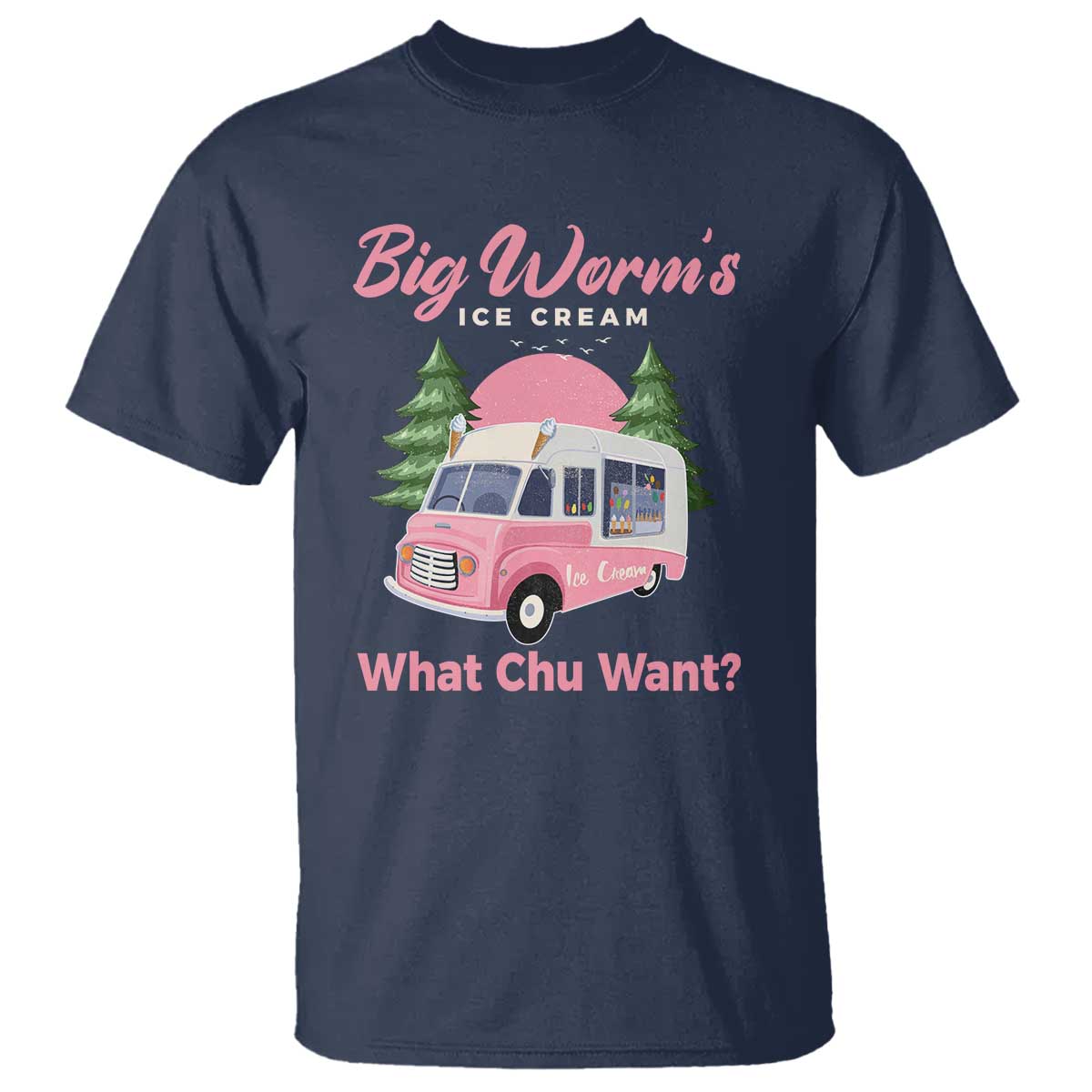funny-big-worms-ice-cream-what-chu-want-t-shirt-summer-van