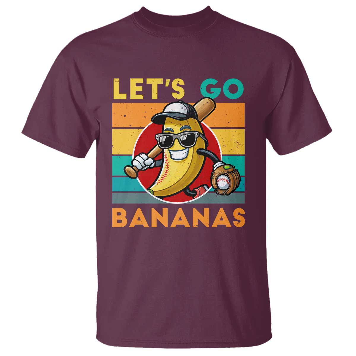 funny-baseball-t-shirt-lets-go-bananas-bat-ball-sport