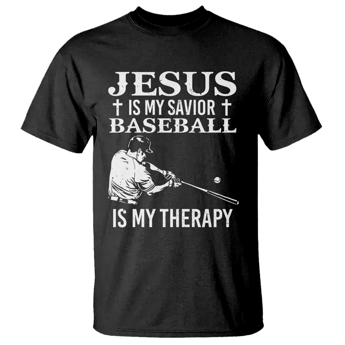 jesus-is-my-savior-baseball-is-my-therapy-t-shirt-funny-christian-sports-lover-player
