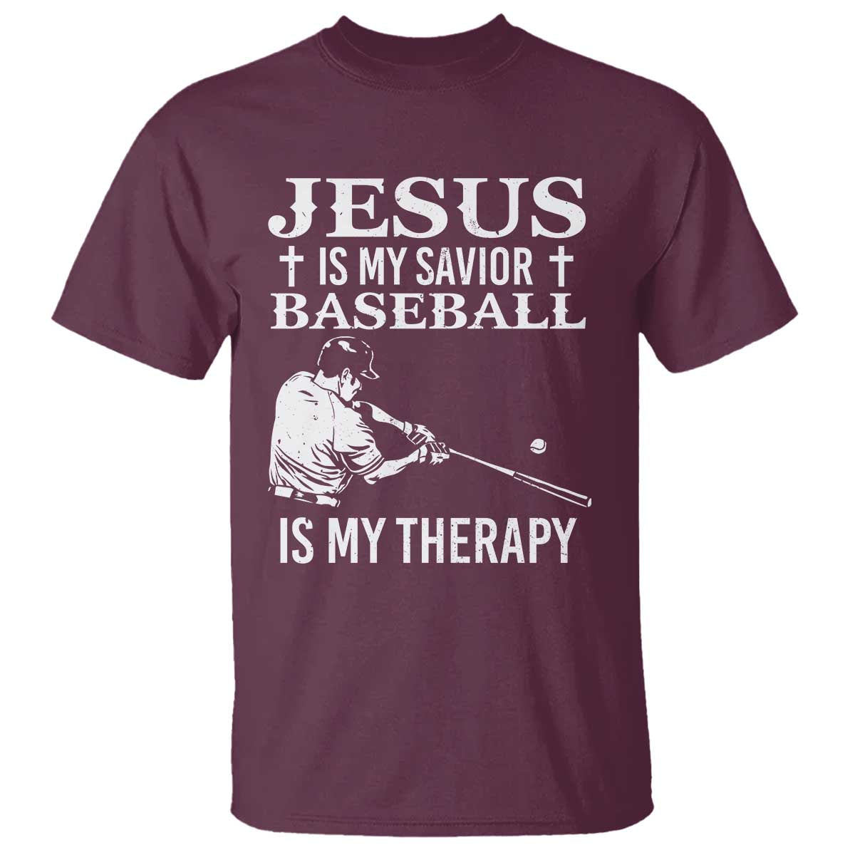 jesus-is-my-savior-baseball-is-my-therapy-t-shirt-funny-christian-sports-lover-player
