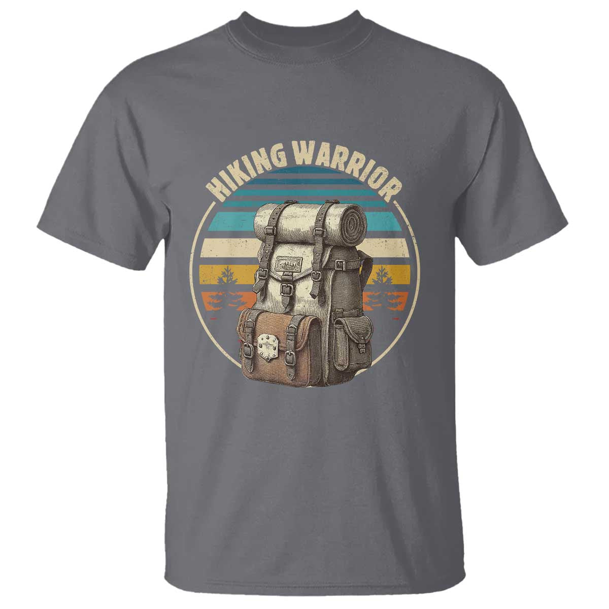 funny-hiking-warrior-retro-backpack-nature-adventure-t-shirt