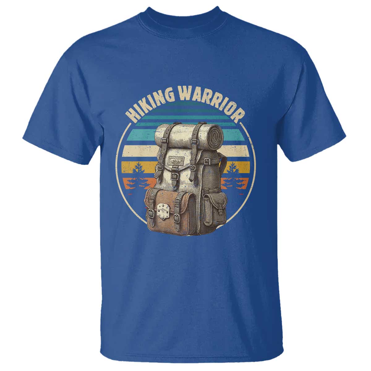 funny-hiking-warrior-retro-backpack-nature-adventure-t-shirt