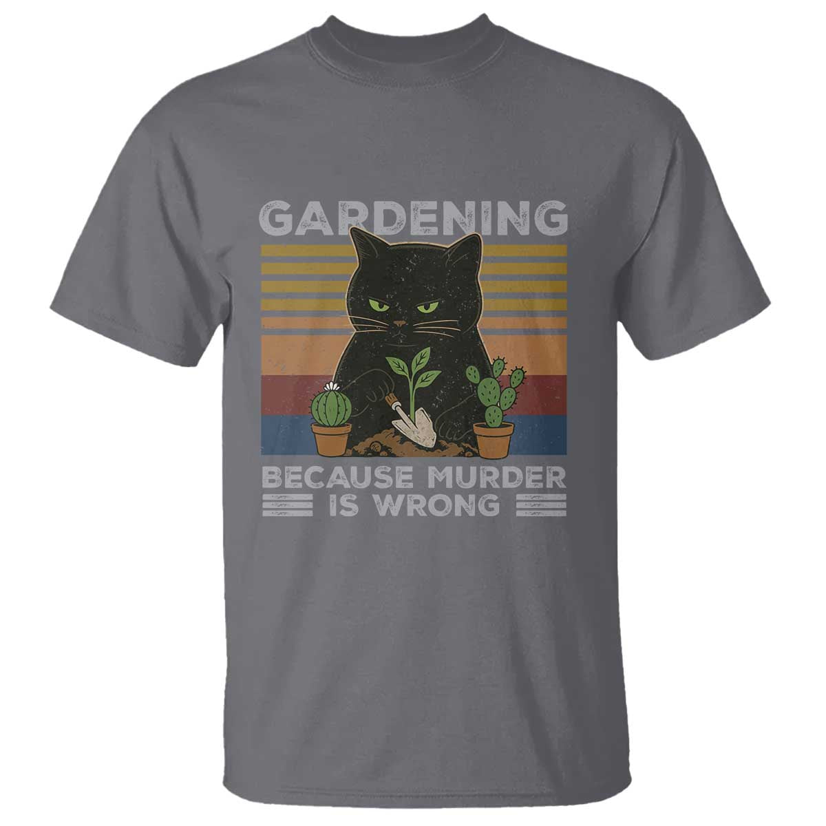 funny-gardening-because-murder-is-wrong-t-shirt-retro-black-cat-plant-lover