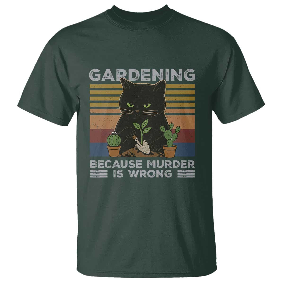funny-gardening-because-murder-is-wrong-t-shirt-retro-black-cat-plant-lover
