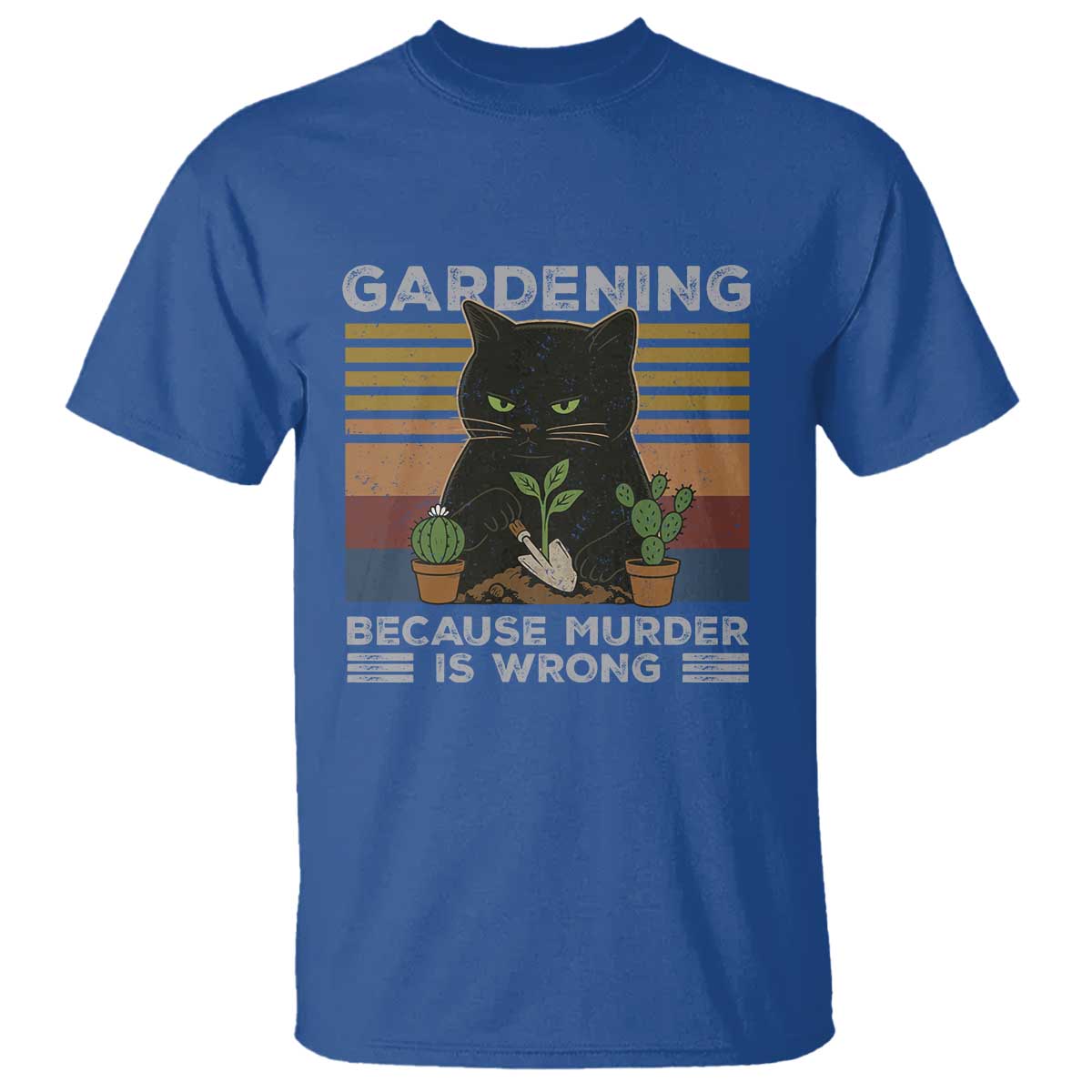 funny-gardening-because-murder-is-wrong-t-shirt-retro-black-cat-plant-lover