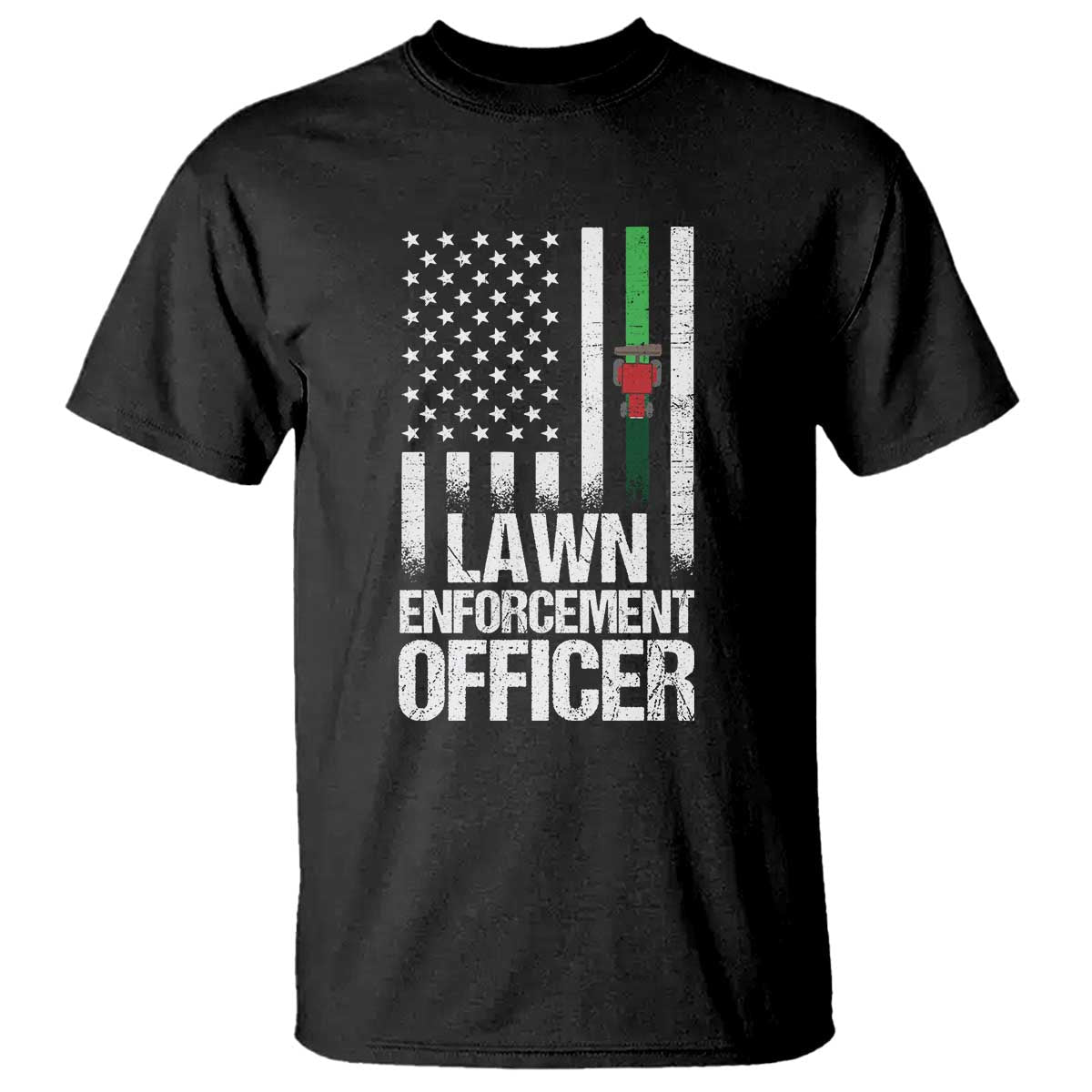 funny-lawn-enforcement-officer-t-shirt-gardening-lawn-mower-american-flag