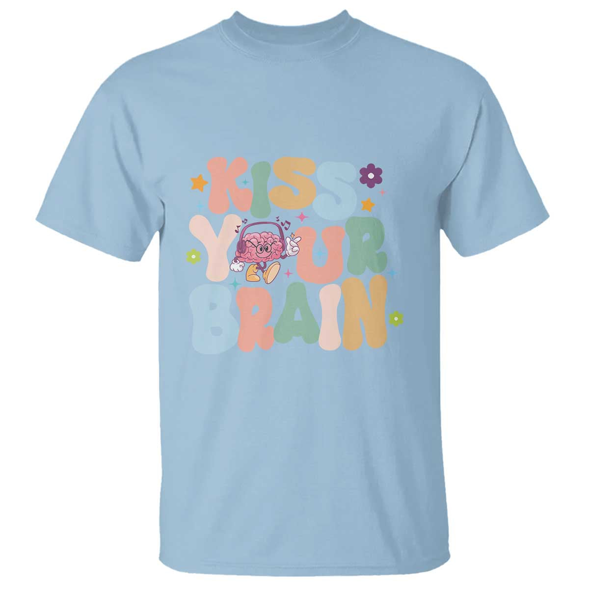 funny-special-education-teacher-t-shirt-kiss-your-brain-retro-groove-flower-star