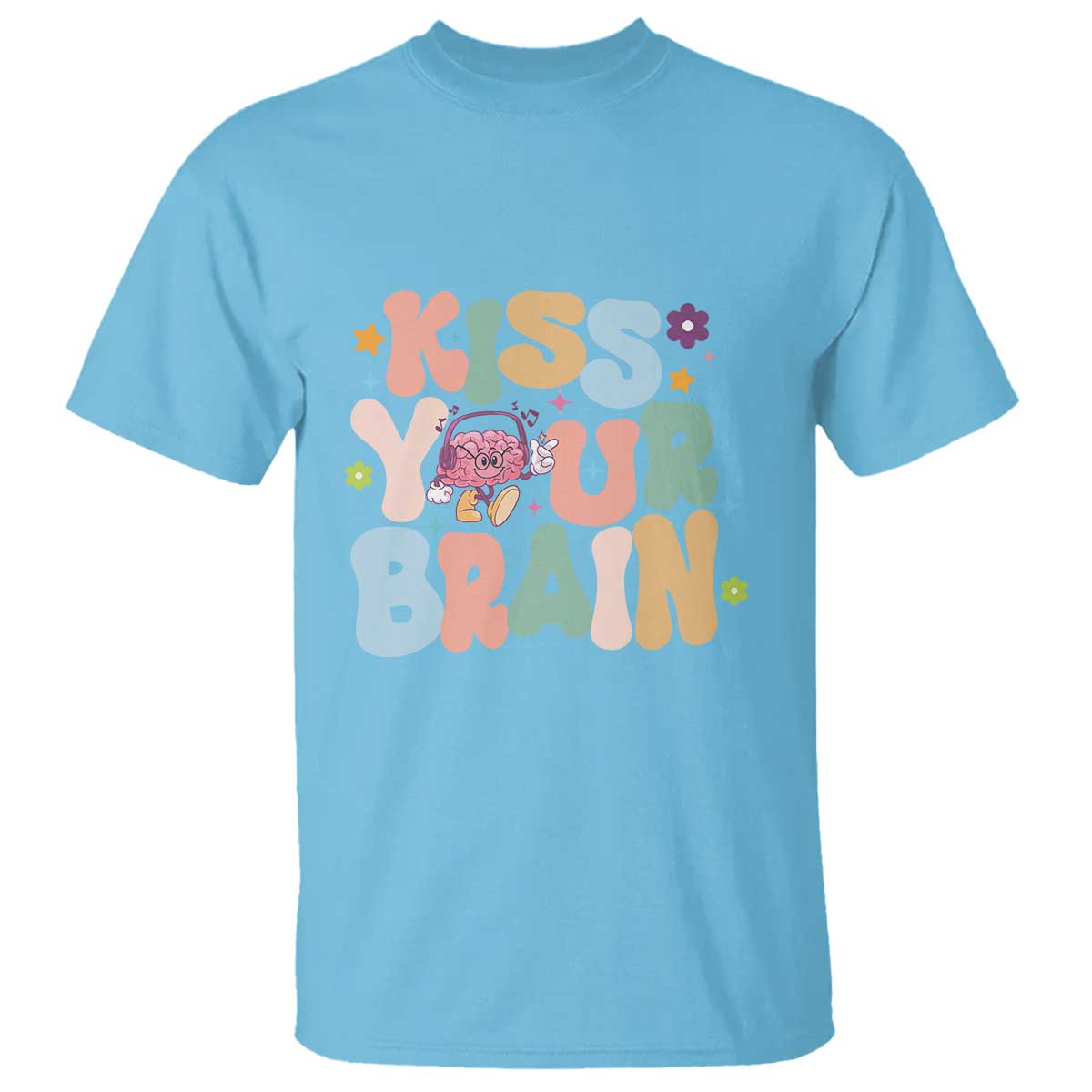 funny-special-education-teacher-t-shirt-kiss-your-brain-retro-groove-flower-star