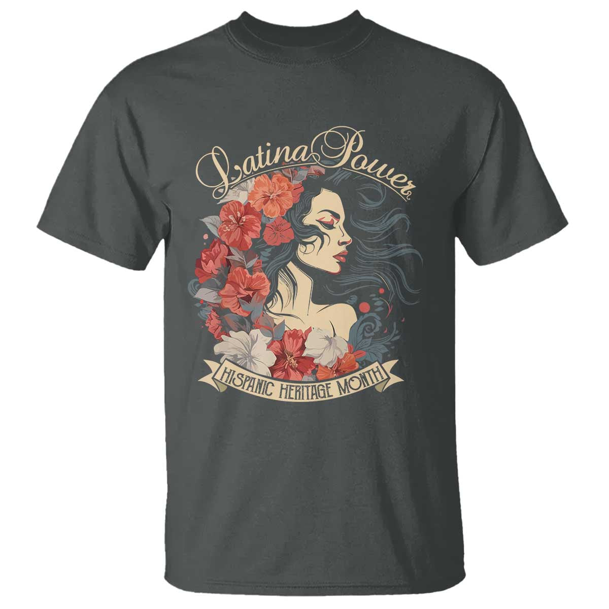 latina-power-t-shirt-hispanic-heritage-month-vintage-women-flowers