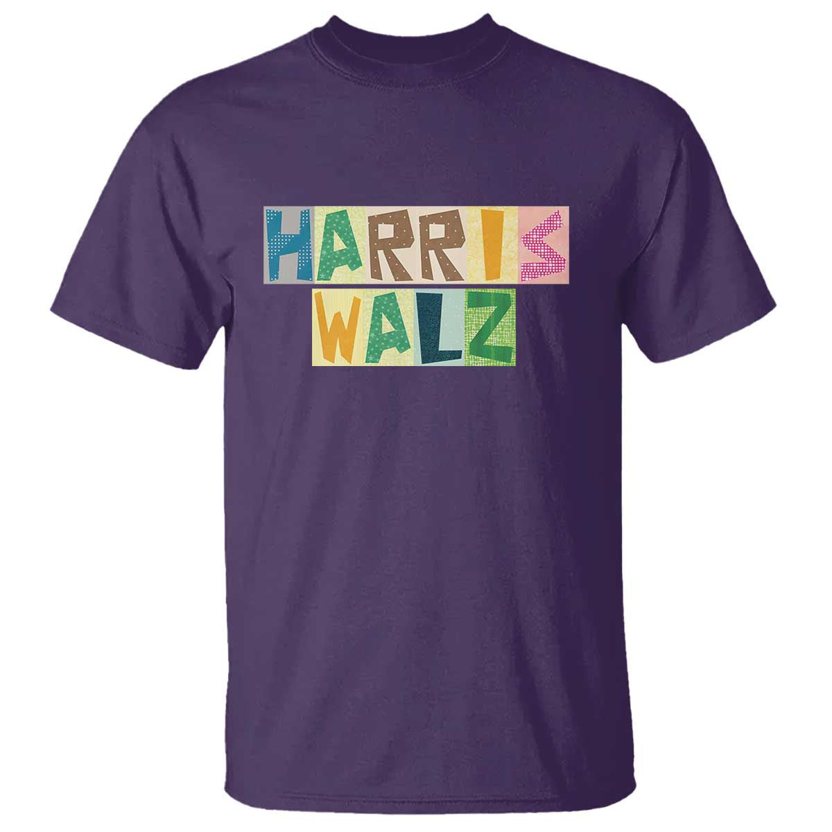 harris-walz-supporter-t-shirt-colorful-quilted-paper-pattern-us-presidential-election