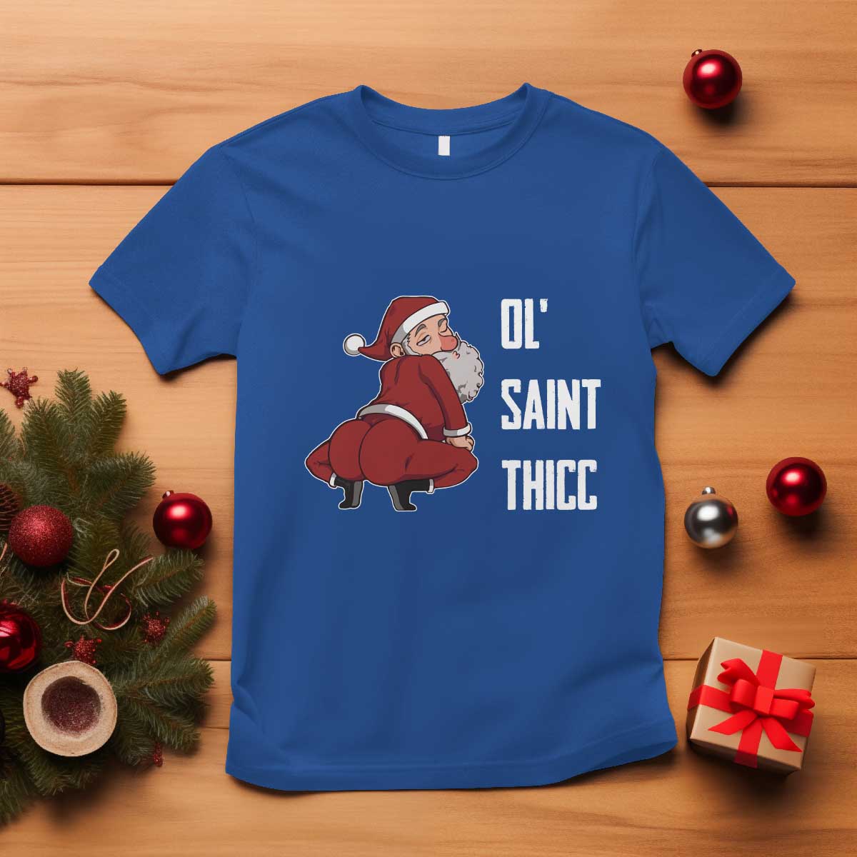 funny-christmas-naughty-santa-t-shirt-ol-saint-thicc-kiss-my-ass