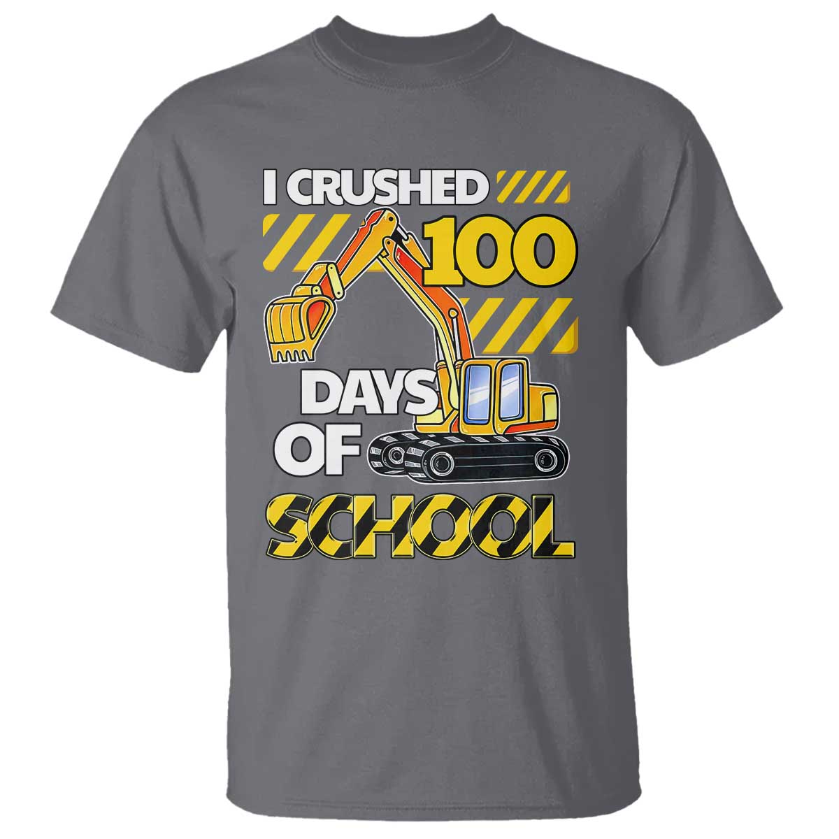 i-crushed-100-days-of-school-t-shirt-construction-vehicle-excavators