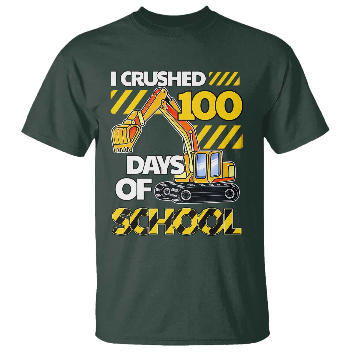 i-crushed-100-days-of-school-t-shirt-construction-vehicle-excavators