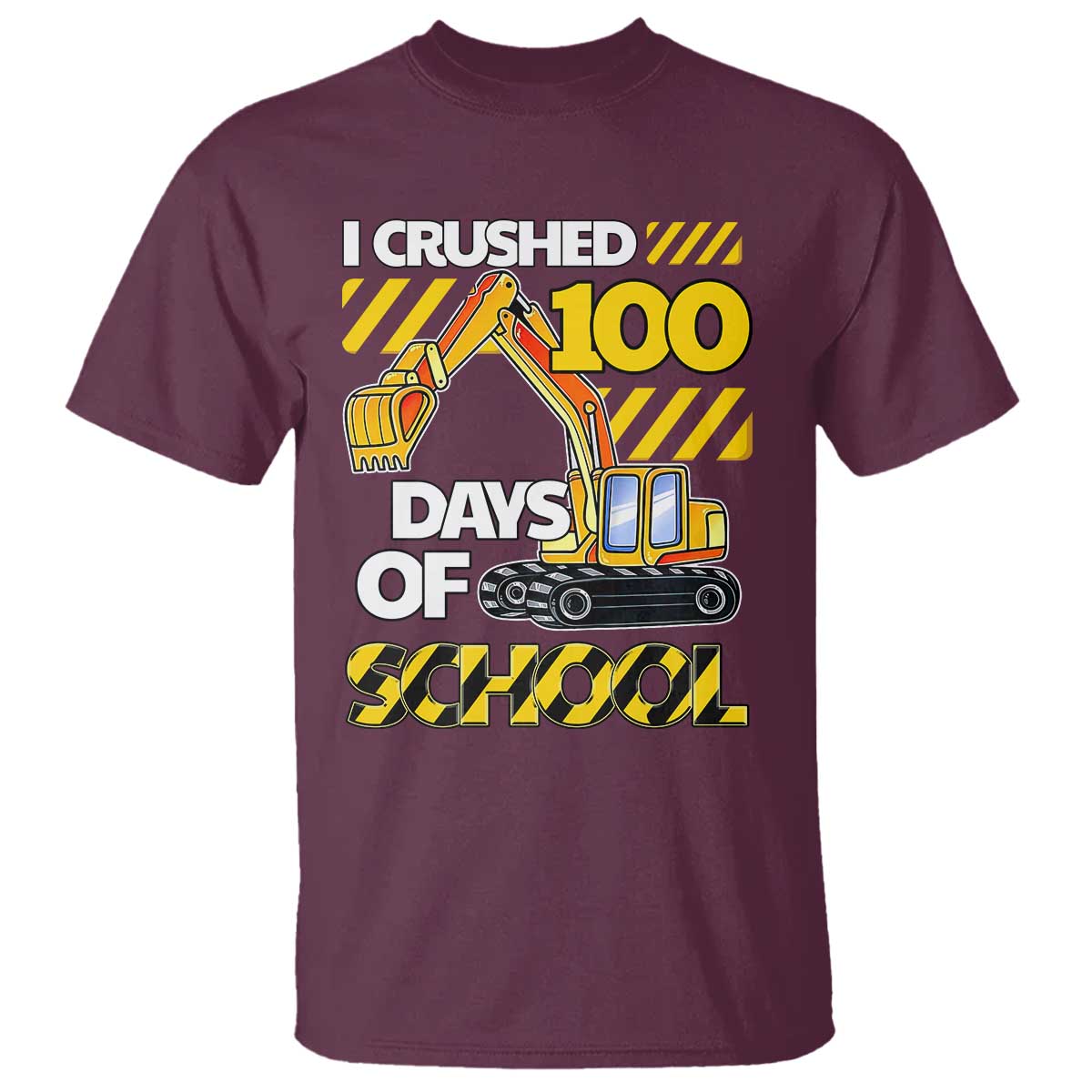 i-crushed-100-days-of-school-t-shirt-construction-vehicle-excavators
