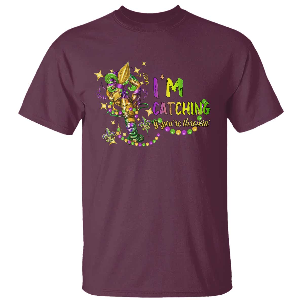 funny-im-catchin-if-youre-throwin-mardi-gras-t-shirt-crawfish-beads-fleur-de-lys
