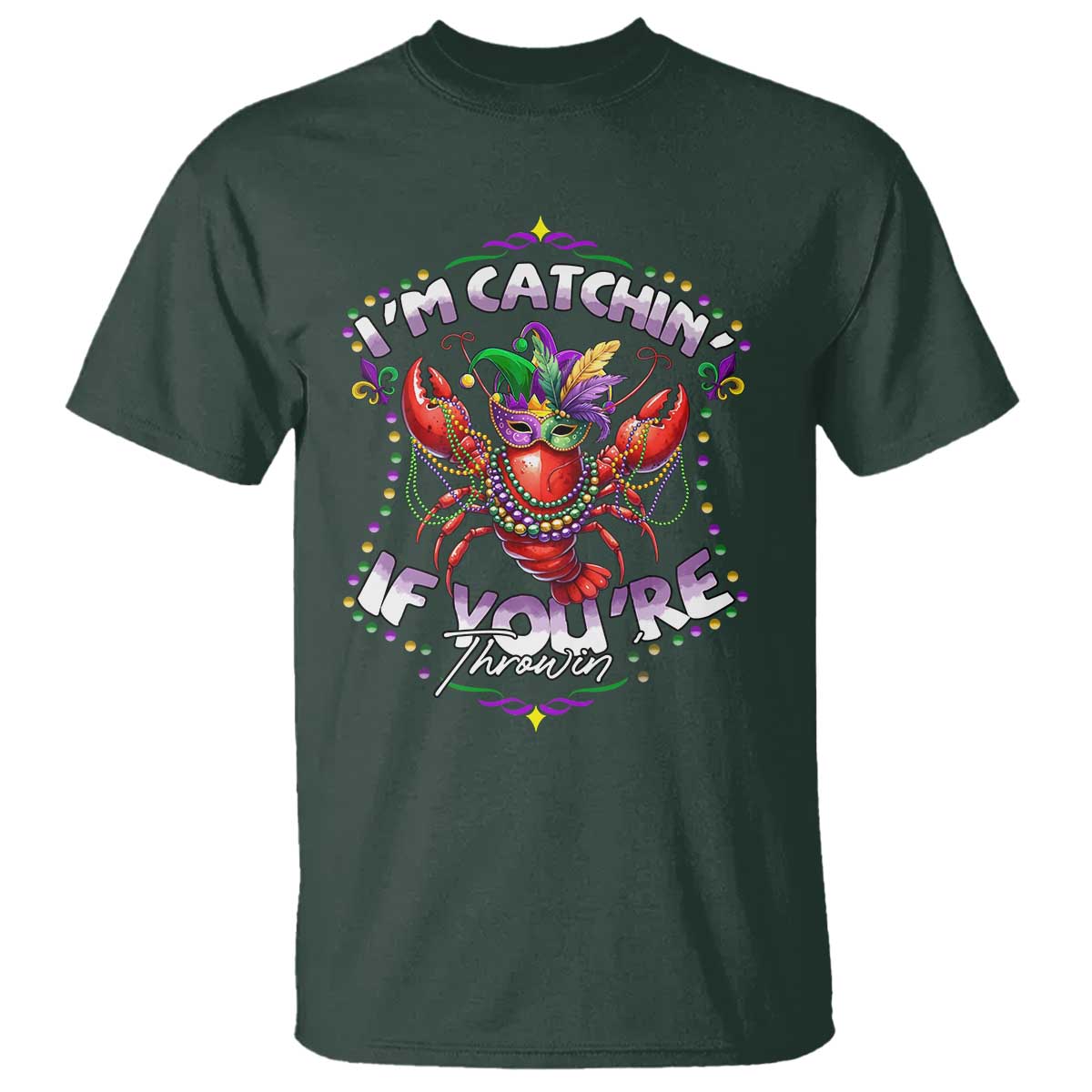 funny-im-catchin-if-youre-throwin-mardi-gras-t-shirt-crawfish-beads-jester-hat