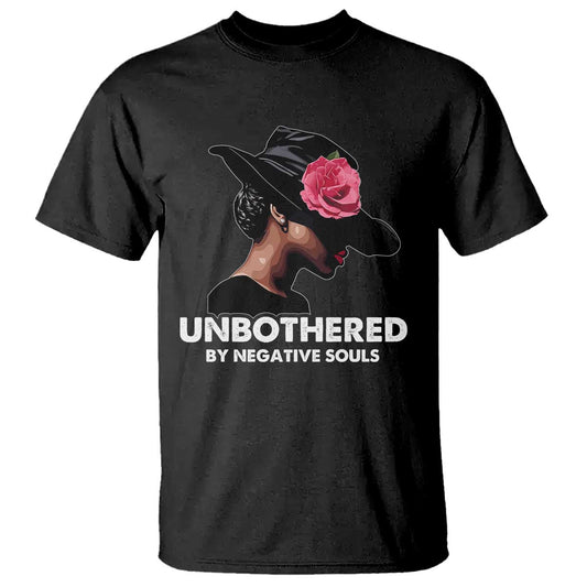 funny-african-american-t-shirt-unbothered-by-negative-souls