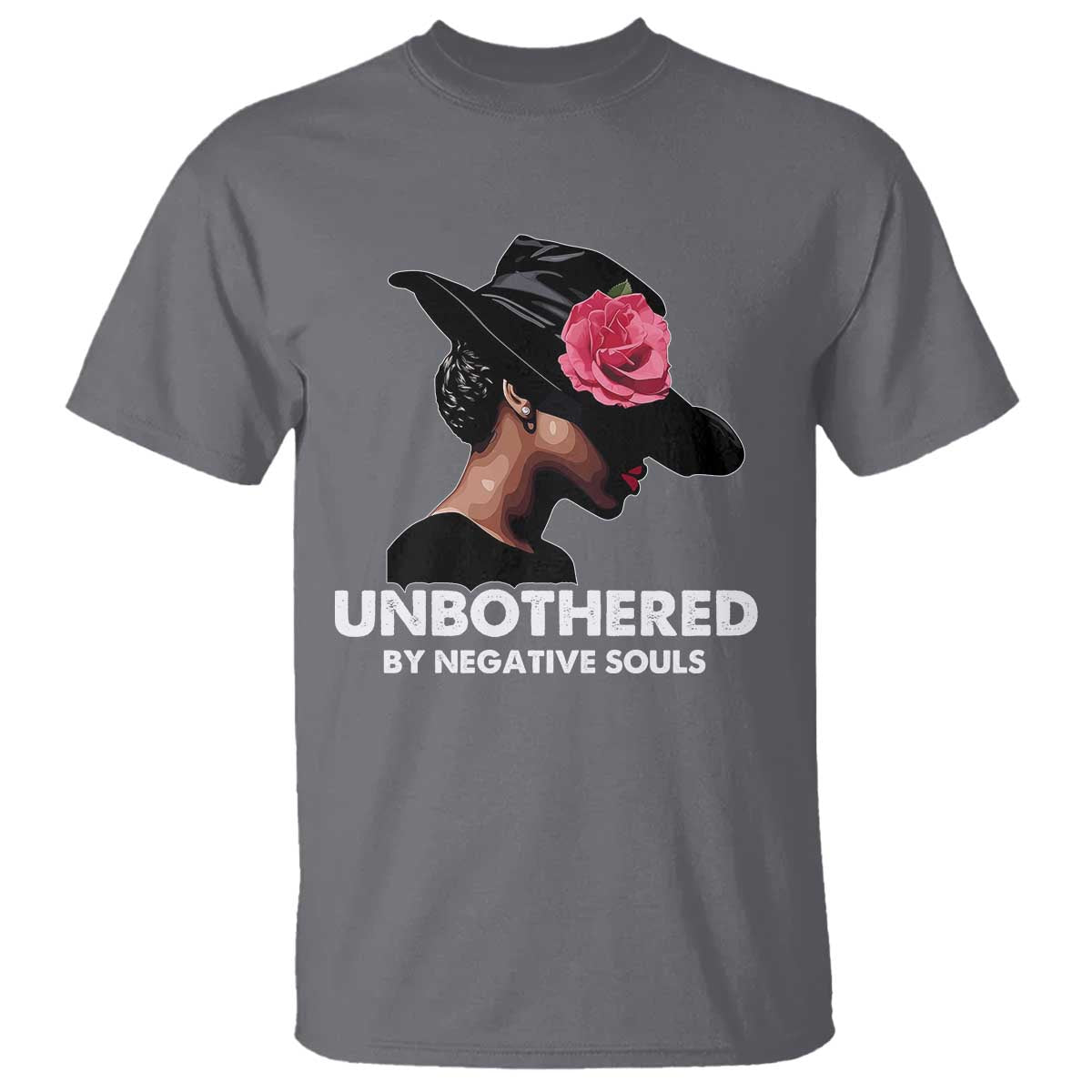 funny-african-american-t-shirt-unbothered-by-negative-souls