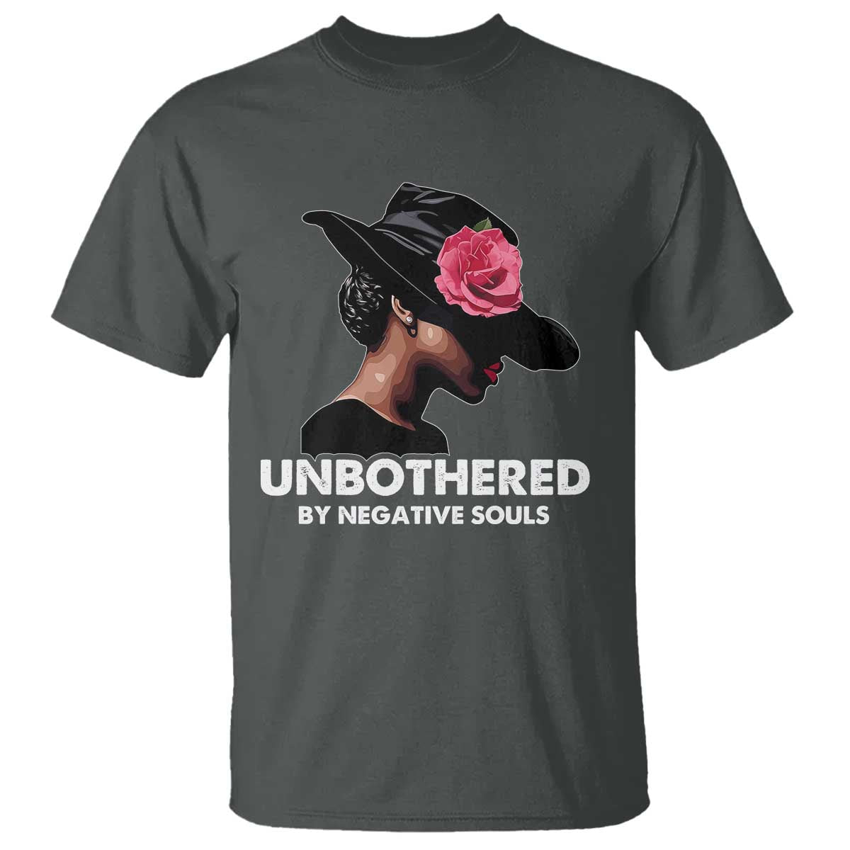 funny-african-american-t-shirt-unbothered-by-negative-souls