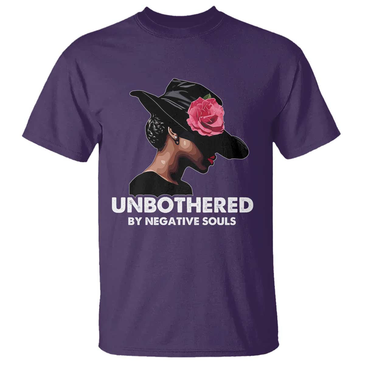 funny-african-american-t-shirt-unbothered-by-negative-souls