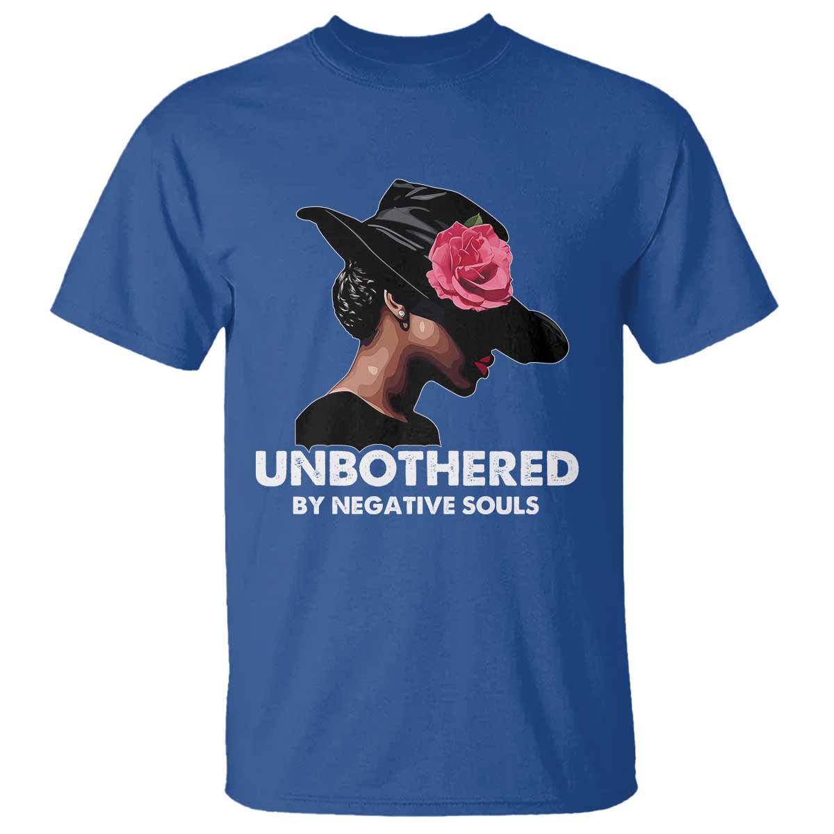 funny-african-american-t-shirt-unbothered-by-negative-souls