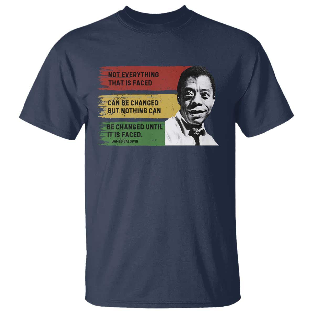 james-baldwin-inspirational-quotes-t-shirt-not-everything-that-is-faced-can-be-changed-but-nothing-can-be-changed-until-it-is-faced