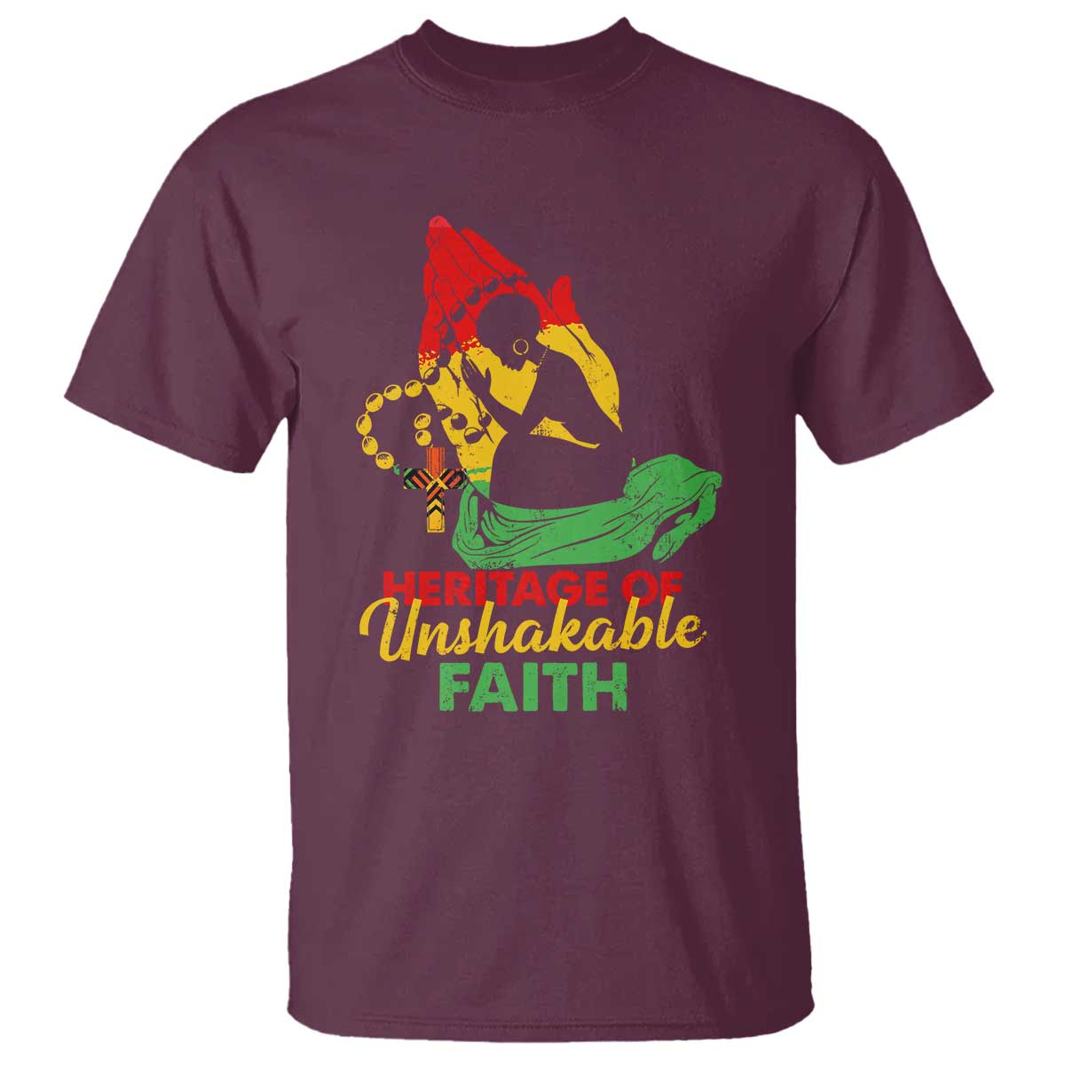 christian-african-american-t-shirt-heritage-of-unshakable-faith-black-history-month