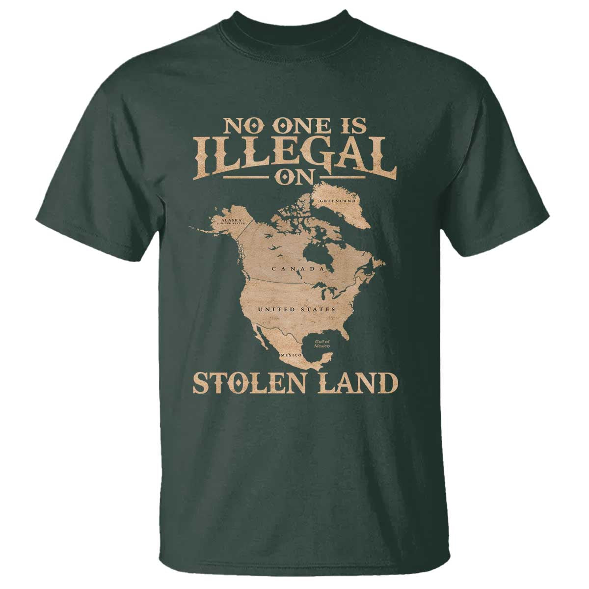 no-one-is-illegal-on-stolen-land-t-shirt-north-america-vintage-map