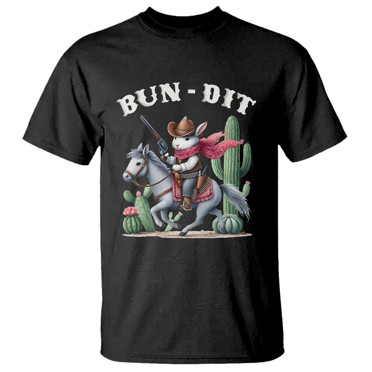 funny-easter-day-western-t-shirt-bun-dit-country-rabbit-cowboy-rodeo