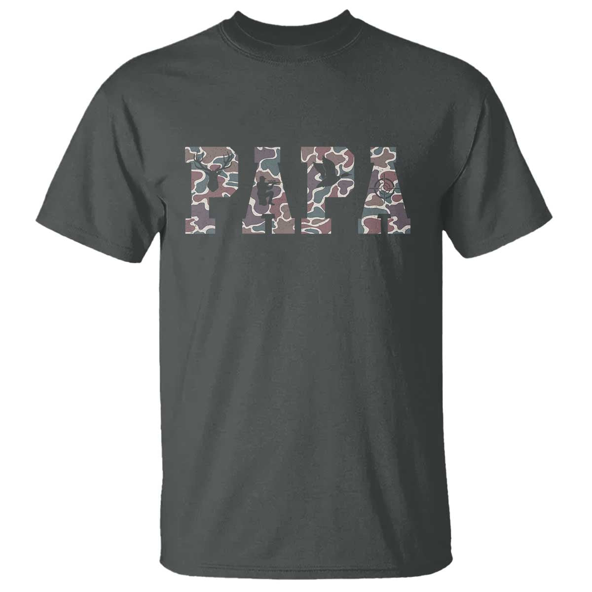 funny-papa-hunting-t-shirt-deer-hunter-fathers-day-camouflage-flag