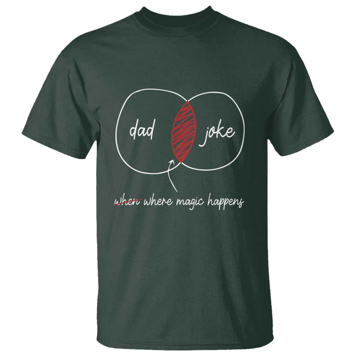 funny-dad-joke-where-magic-happens-t-shirt-fathers-day