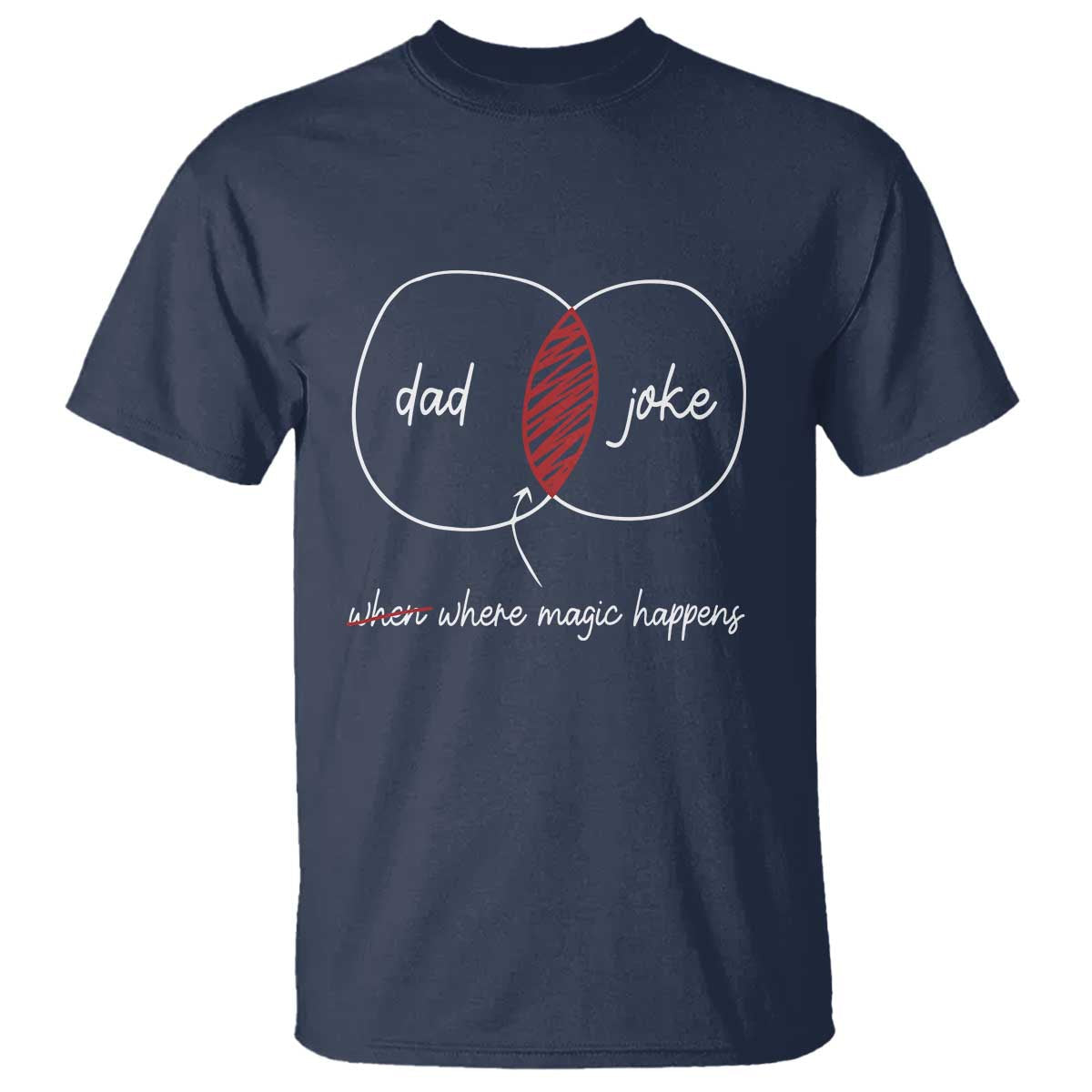 funny-dad-joke-where-magic-happens-t-shirt-fathers-day