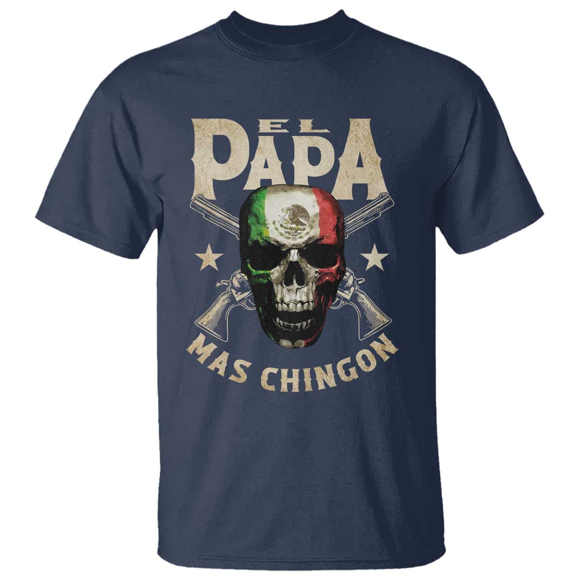 funny-mexican-dad-t-shirt-el-papa-mas-chingon-vintage-mexico-skull
