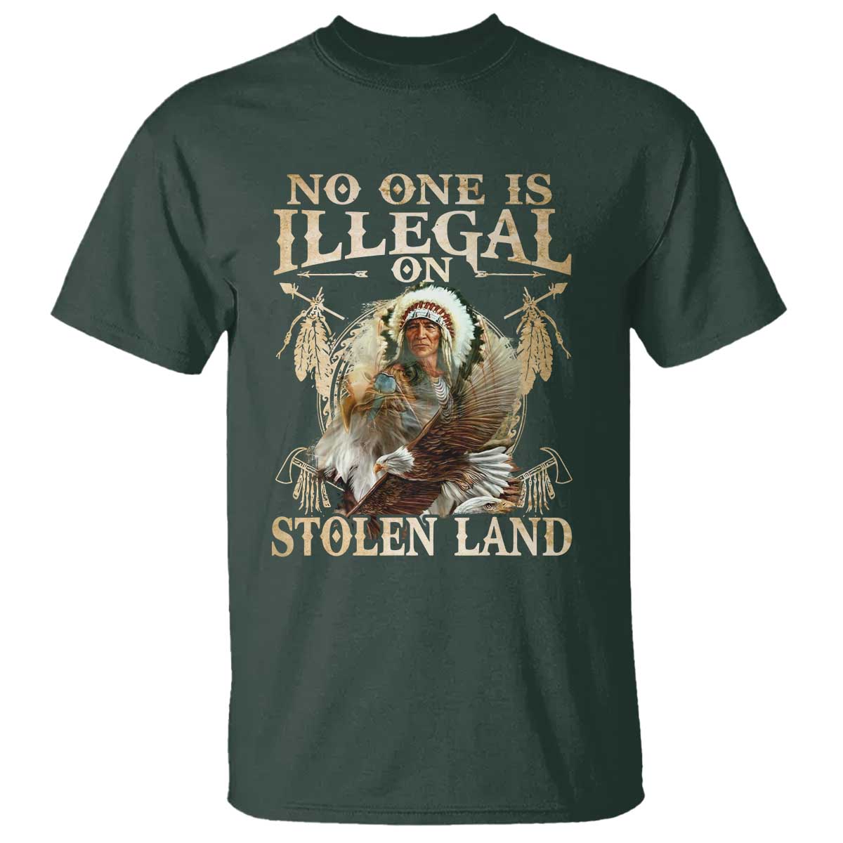 native-american-t-shirt-no-one-is-illegal-on-stolen-land-eagle-tribe