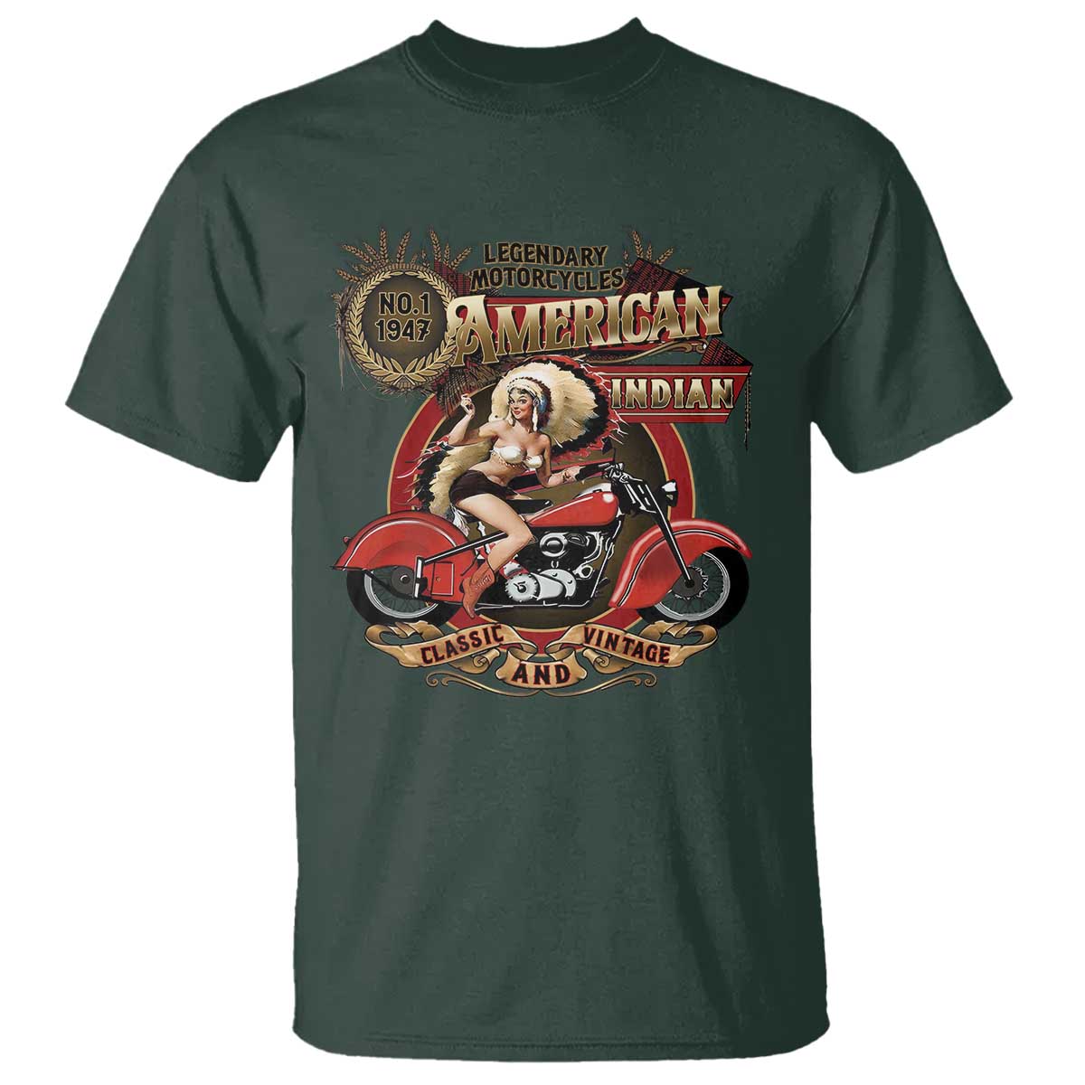native-american-rider-t-shirt-american-indian-legendary-motorcycle-vintage-pin-up-girl