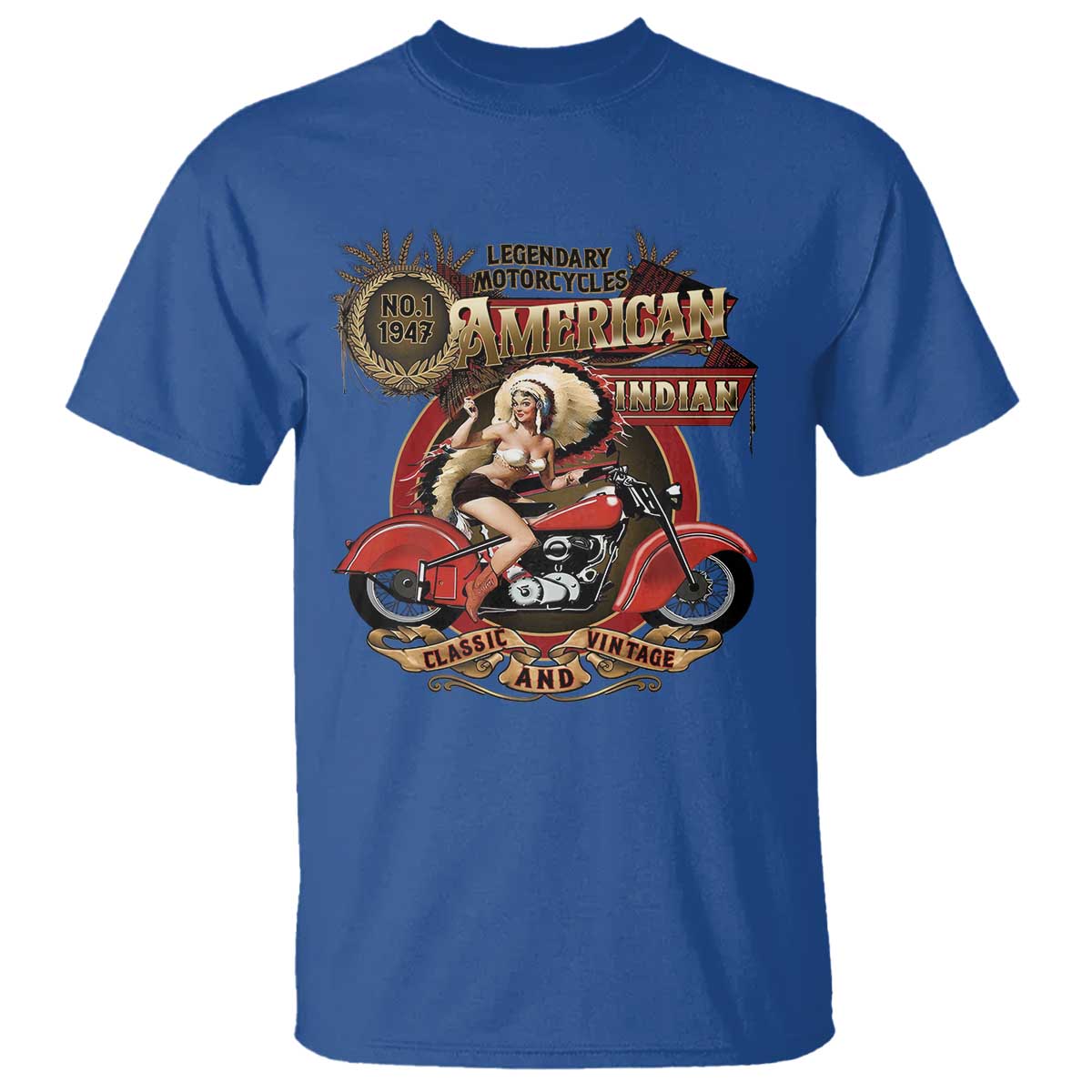 native-american-rider-t-shirt-american-indian-legendary-motorcycle-vintage-pin-up-girl